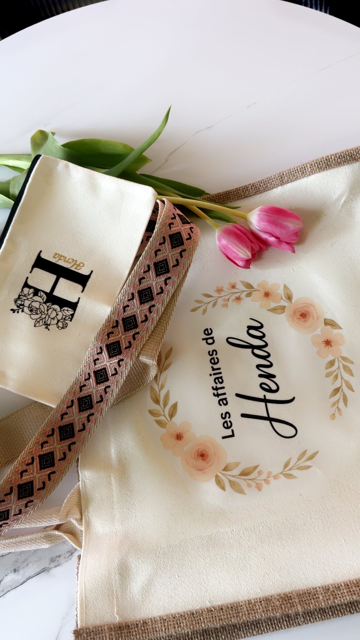 Sac en jute personnalisée