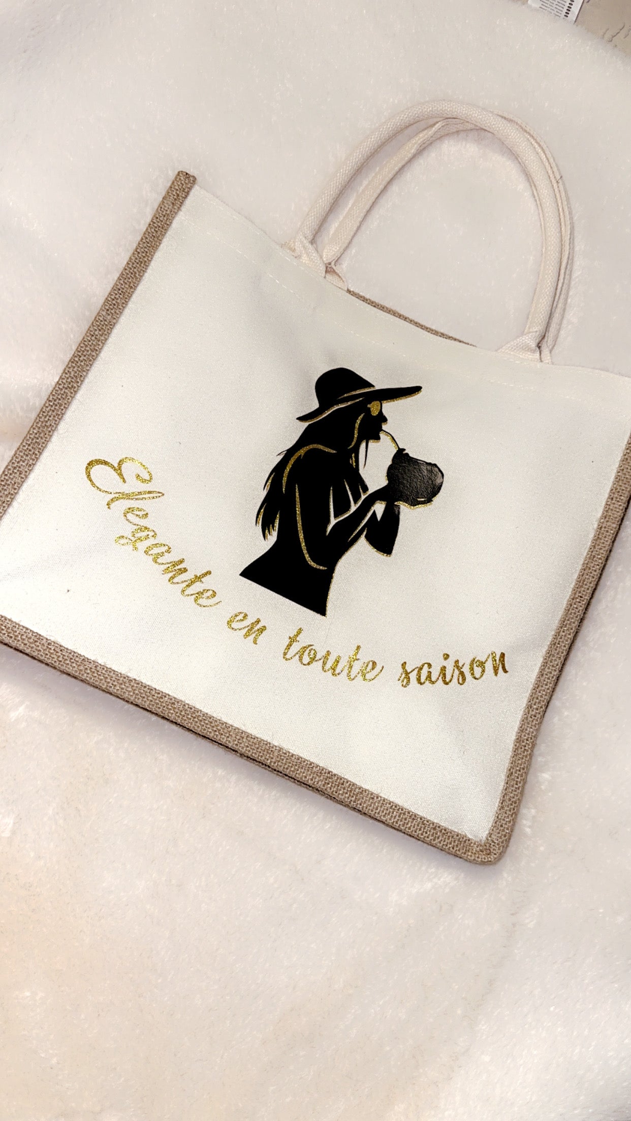 Sac en jute personnalisée
