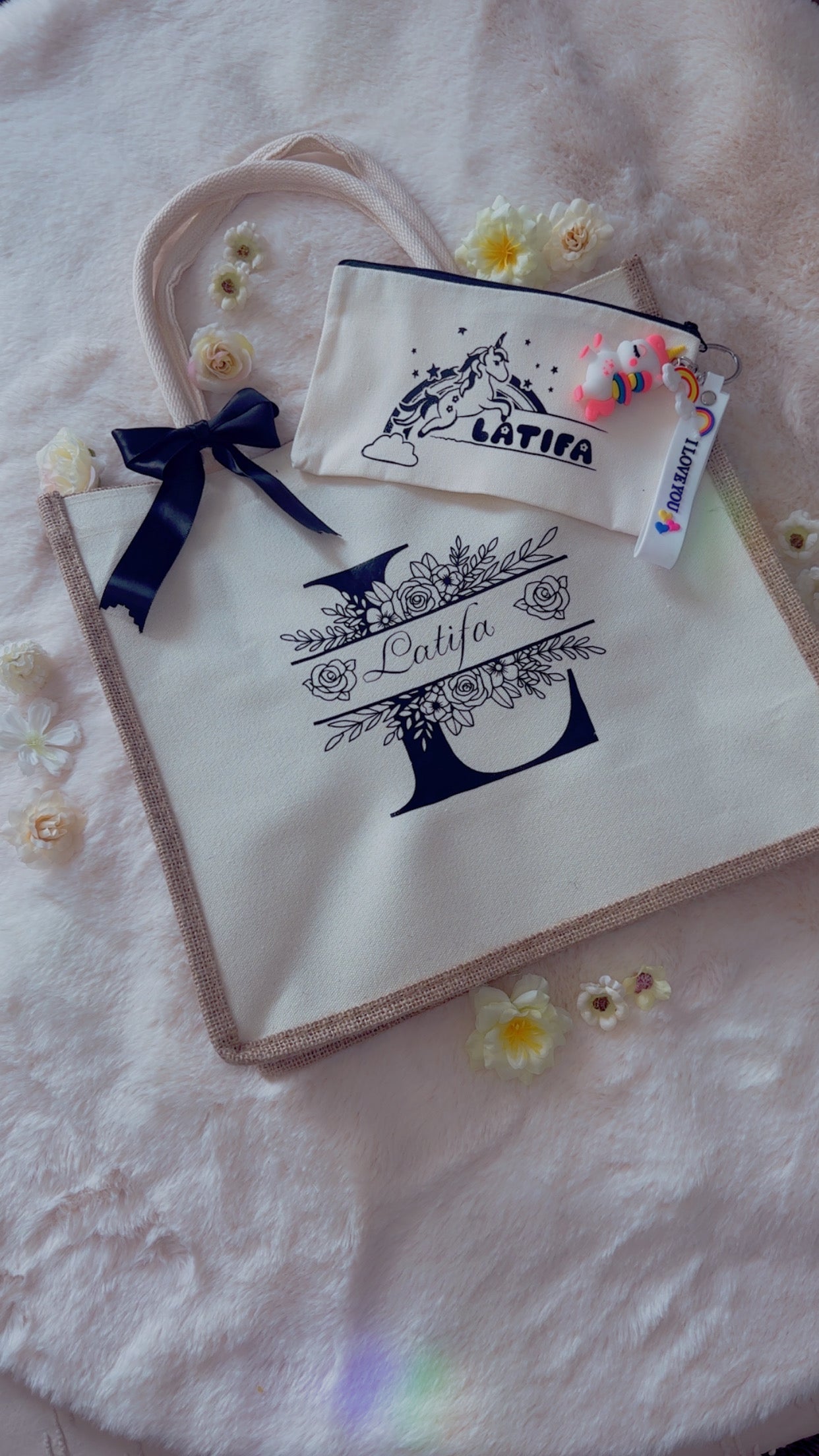 Sac en jute personnalisée
