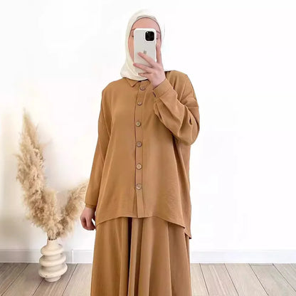 Ensemble 2 pièce chemise jupe
