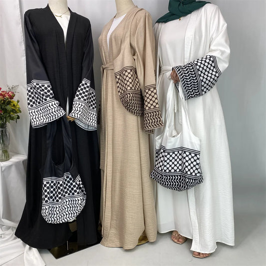 Abaya Palestine Avec son sac