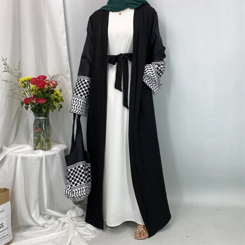Abaya Palestine Avec son sac