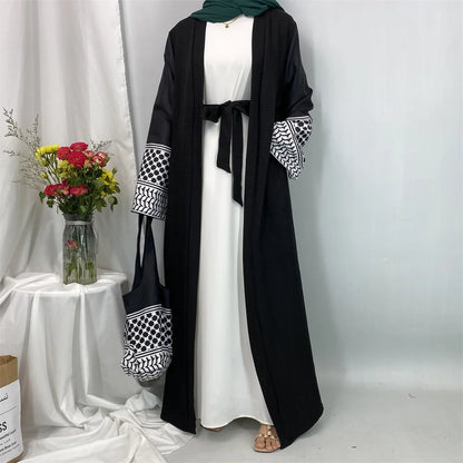 Abaya Palestine Avec son sac