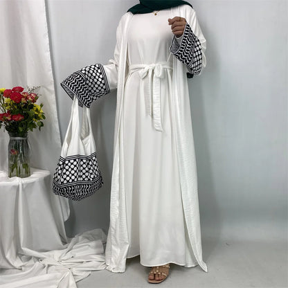 Abaya Palestine Avec son sac