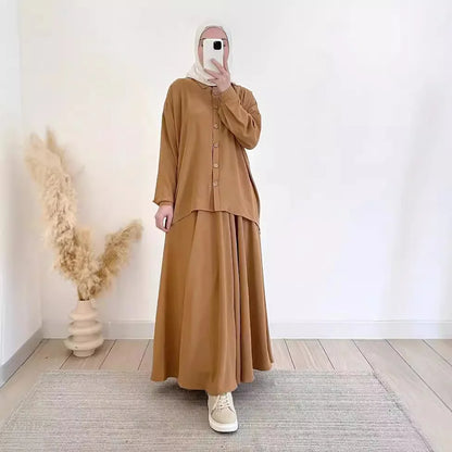 Ensemble 2 pièce chemise jupe