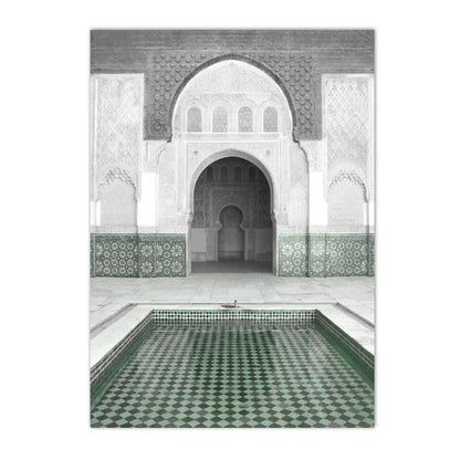 tableau islam ayat kursi vert