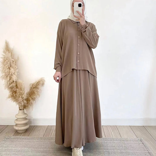 Ensemble 2 pièce chemise jupe