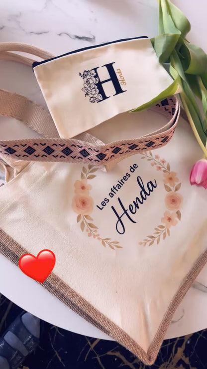 Sac en jute personnalisée